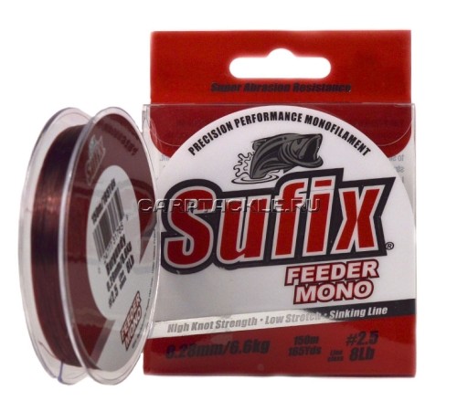 Леска 0,16мм 150м Sufix Feeder Mono